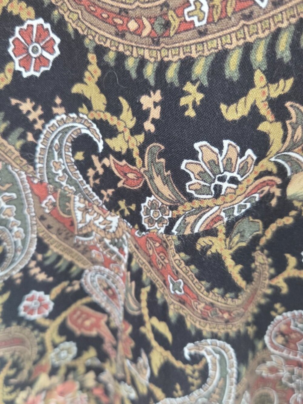 Vintage 90s All that Jazz Paisley Floral Maxi Dress Approx Small - Picture 8 of 9